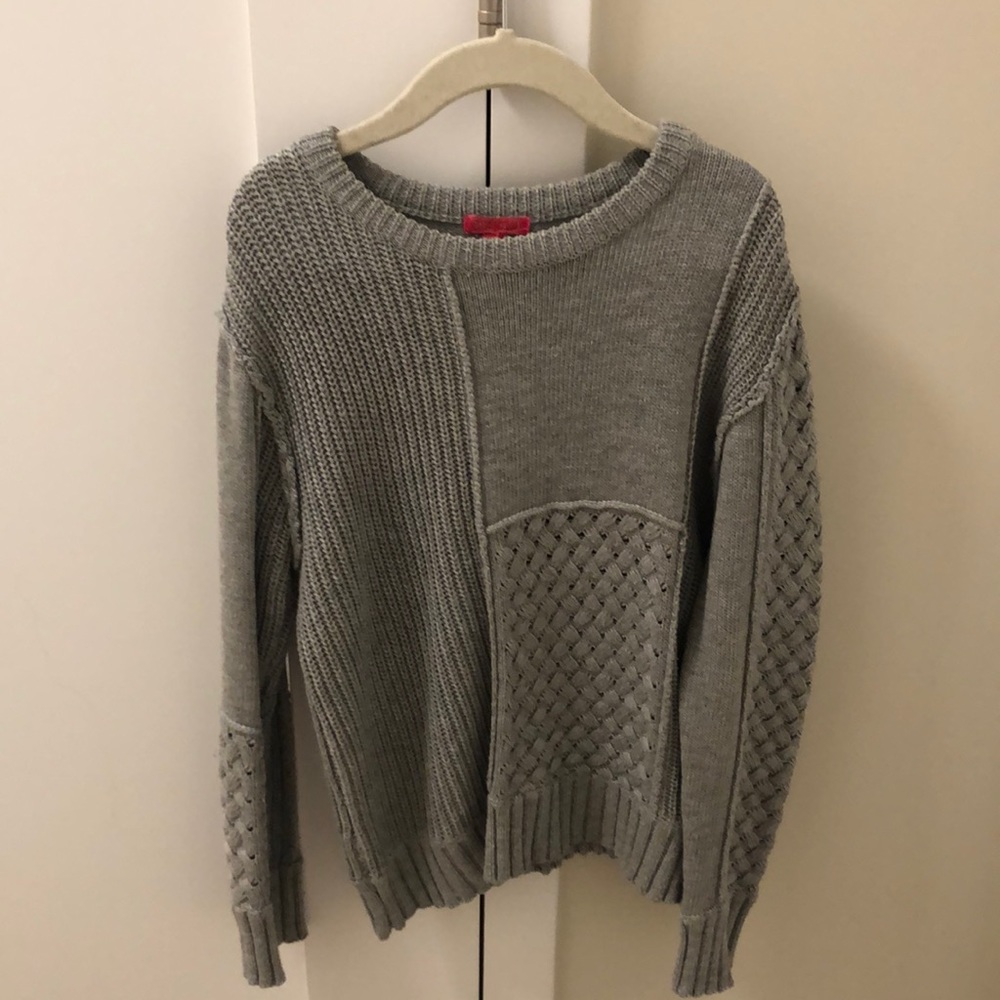Like new! me.n.u. grey sweater size L